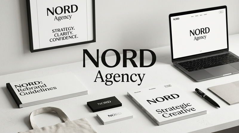 Nord Agency — Brand Identity project by Abdelmoumen Soussi